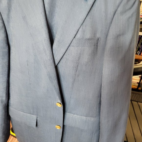 Club Monaco Suit - Baby Blue Grant Sz 40 - Picture 5 of 7